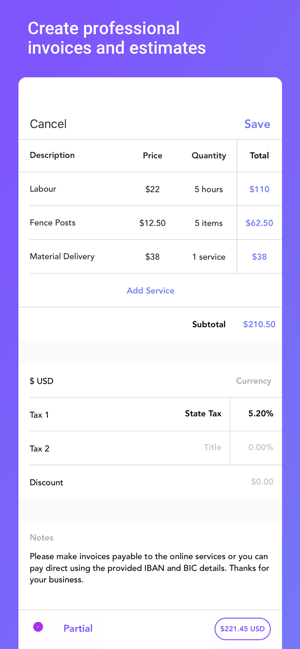 Invoice & Estimate with Alto(圖3)-速報App