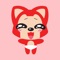 Red cute little fo expression and joy decorate your life so that you can be active in chatting with your friend IMessag, or you can click on what you share to your friend