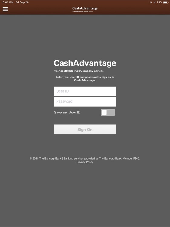 Cash Advantage for iPad