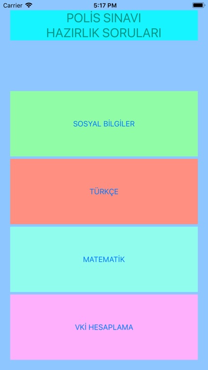 Polislik Hazırlık Soruları