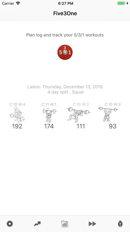 5/3/1 Workout logger - 531 screenshot-3