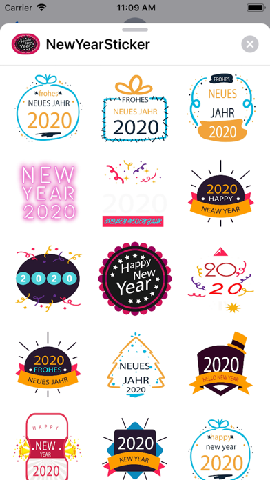New Year Stickers For WA screenshot 2