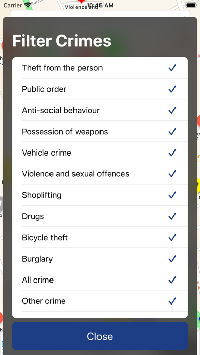 Crime Map Watch UK screenshot 4