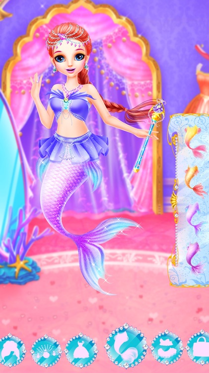 Mermaid Fashion Makeup-Girl screenshot-3