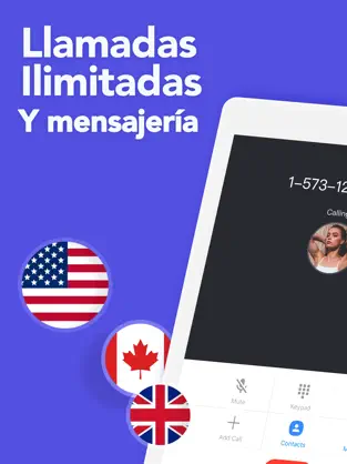 Screenshot 1 TalkU Calling + Texting App iphone