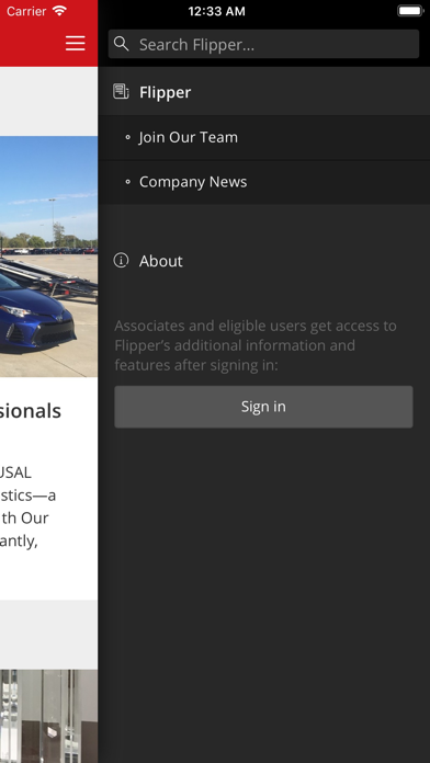 Flipper - US AutoLogistics screenshot 2