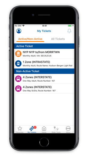 NJ TRANSIT Mobile App capture d'écran 3