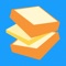 Tap the screen to Fold  the sliced breads and create sandwiches