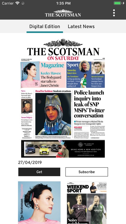 The Scotsman Newspaper