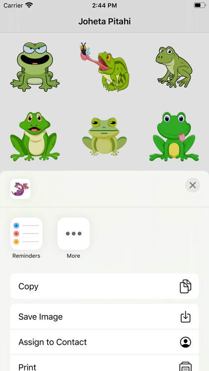 Joheta Pitahi Stickers