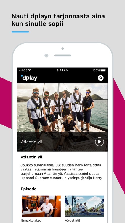 dplay-TV, sarjat ja dokumentit