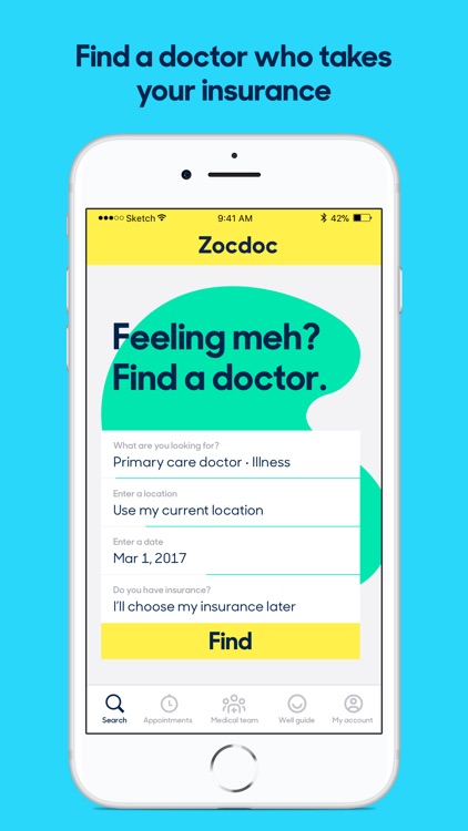 Zocdoc: Find Local Doctors