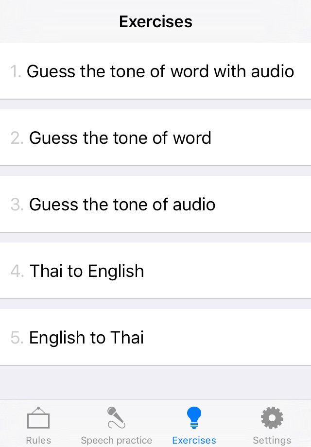 Thai language tones screenshot 4