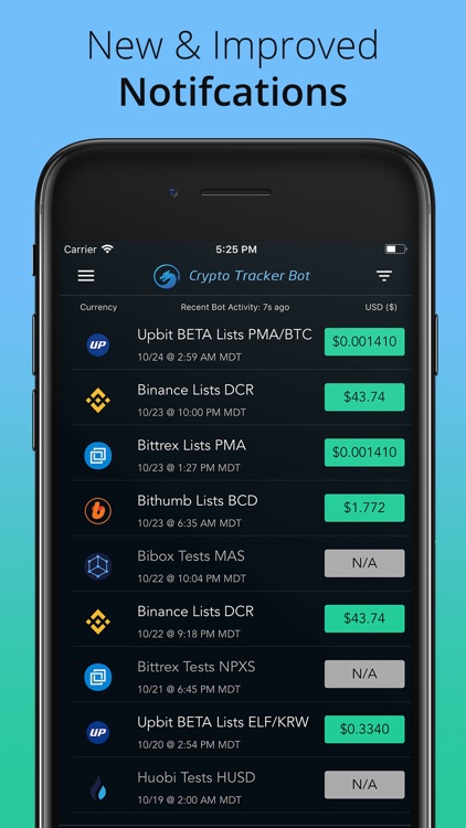 Crypto Tracker Bot & Portfolio