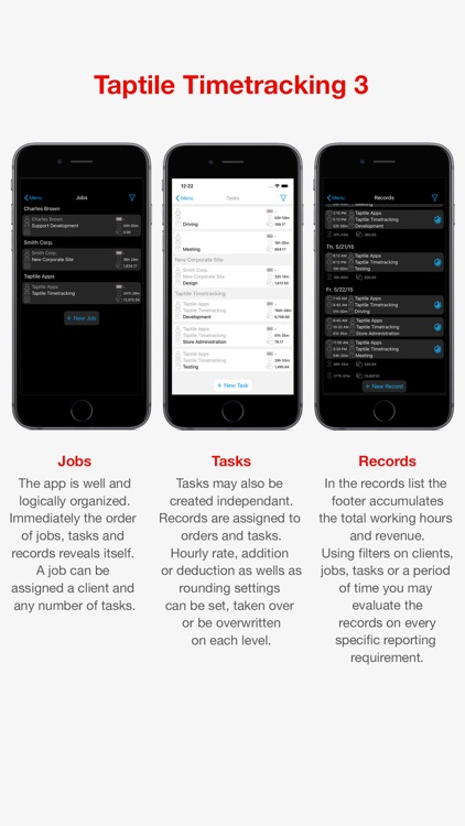 Taptile Timetracking 3 screenshot-3