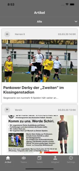 Game screenshot FC Concordia Wilhelmsruh mod apk