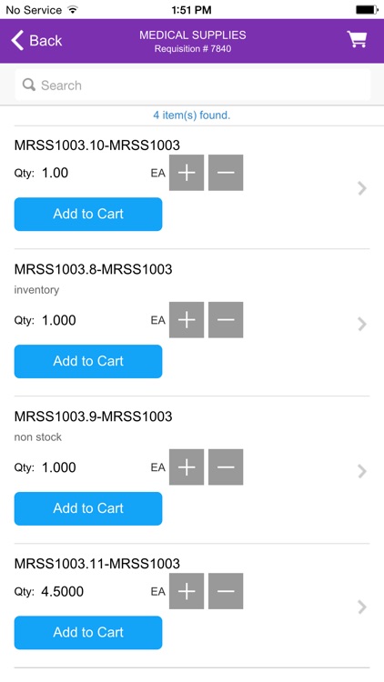 Infor Mobile Requisitions