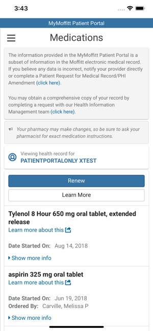 MyMoffitt Patient Portal(圖2)-速報App