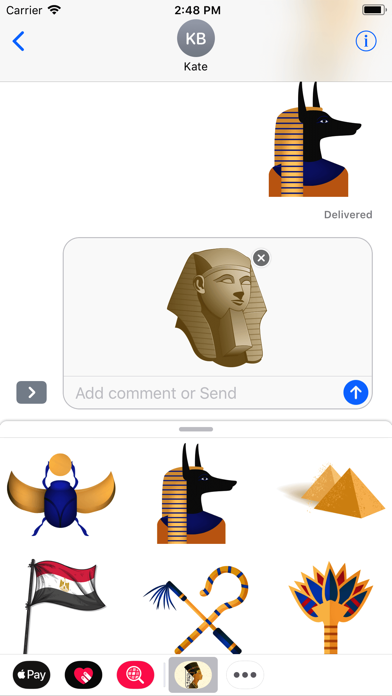 Egypt Mystery Pyramid Stickers screenshot 3