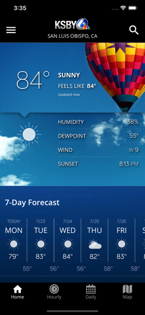 KSBY Microclimate Weather