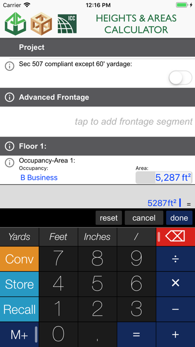 How to cancel & delete Heights and Areas Calculator from iphone & ipad 3