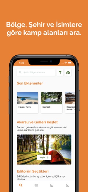Kampp - Türkiye Kamp Yerleri App Store'da