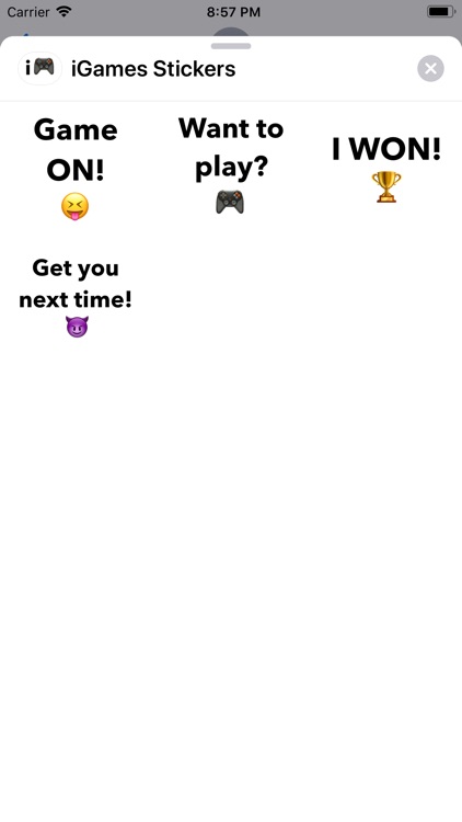 iGames Stickers
