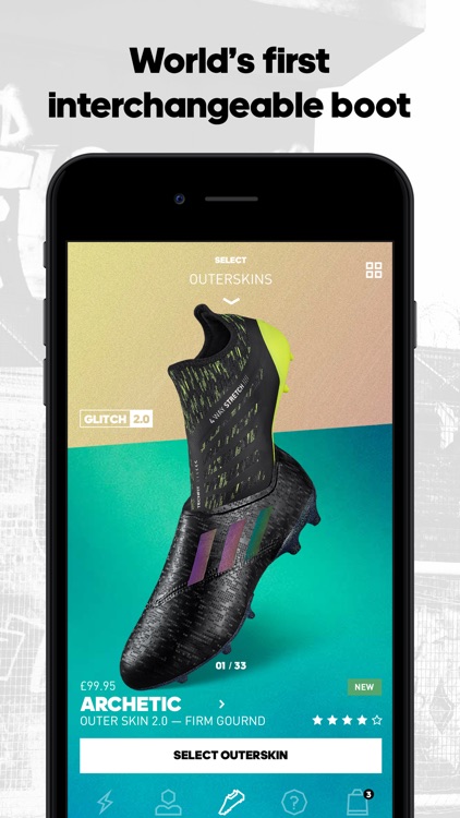 Glitch sales app adidas