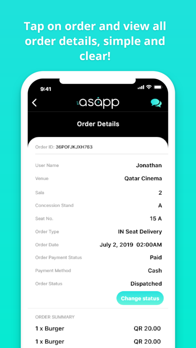 ASAPP_Caterer screenshot 3