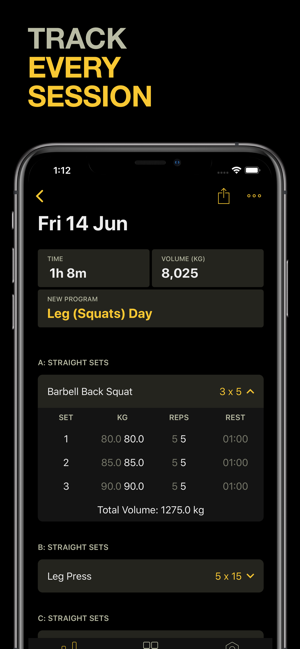 Strongr: Weight Training Log