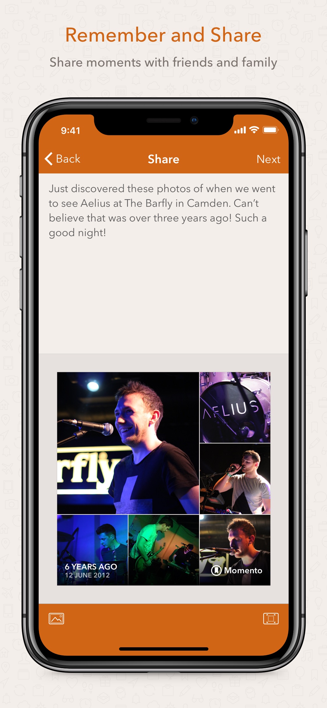 Screenshot do app Momento - Diary / Journal