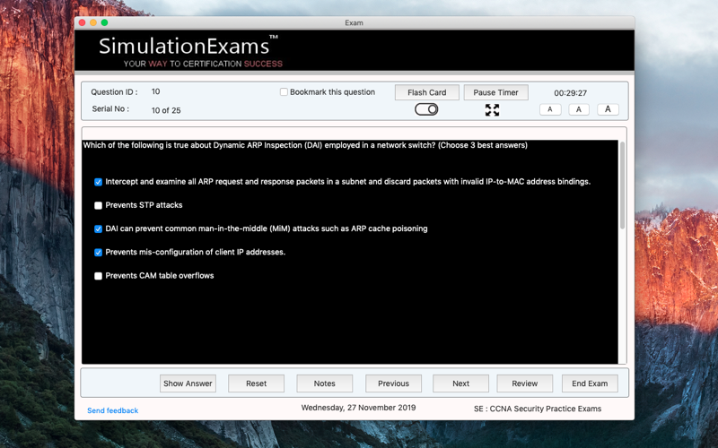 SE : CCNA Sec Practice Exams screenshot 4