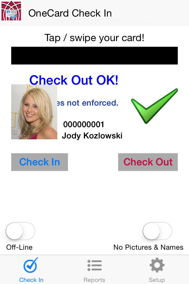 OneCard Check In screenshot 3