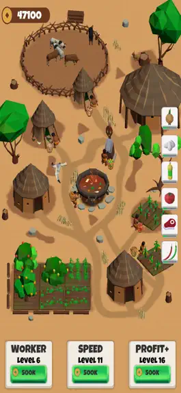 Game screenshot Idle Village Food apk