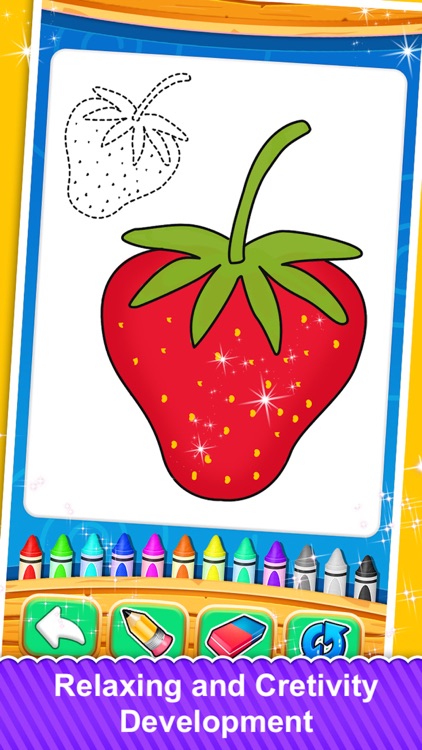 Fruits and Vegetable Coloring