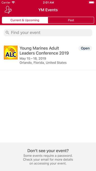 Young Marines Events App screenshot 2