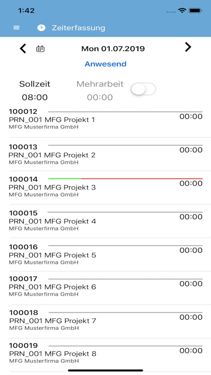 Pro Projekte WORK Mobile