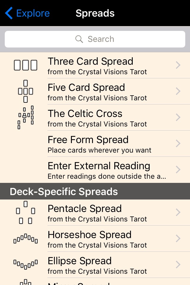 Crystal Visions Tarot screenshot 3