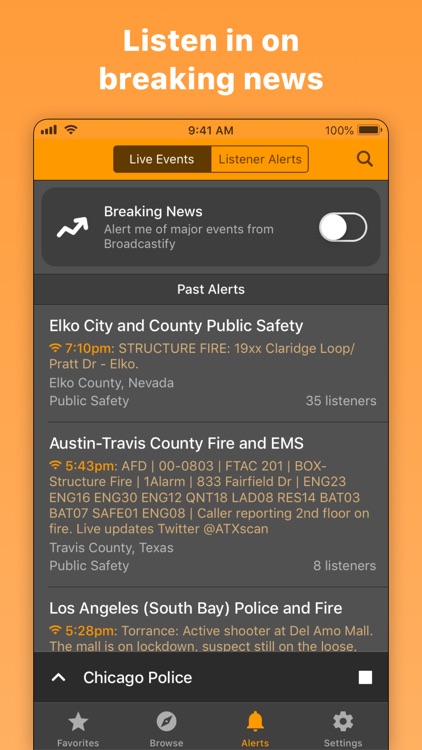 Scanner Radio: Police & Fire screenshot-4