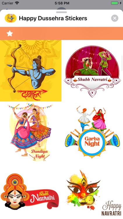 Happy Dussehra Stickers