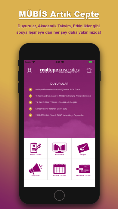 How to cancel & delete Maltepe Üniversitesi Mobil from iphone & ipad 1