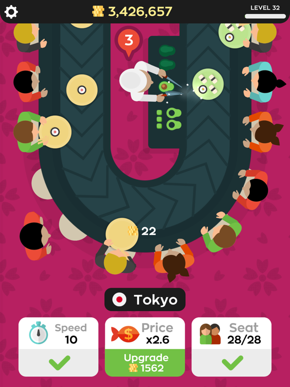 Sushi Bar Idle By Green Panda Games Ios United States Searchman App Data Information - spongebob tycoon vip roblox