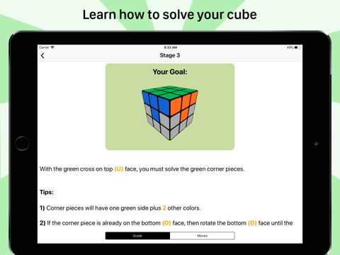 Rubiks Cube Solver and Learn screenshot 3