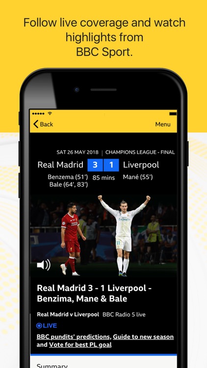 BBC Sport - News & Live Scores screenshot-3