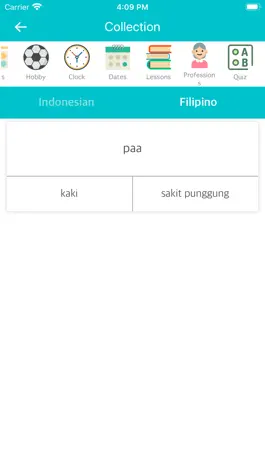 Game screenshot Indonesian Filipino Dictionary hack