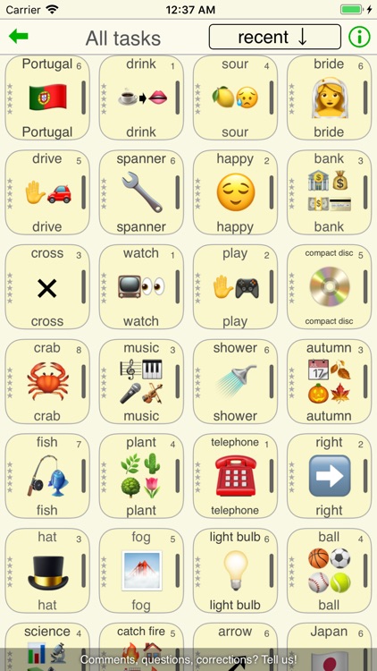 Language - English German Thai