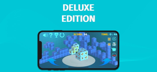 Mahjong 3D Cube Deluxe Game