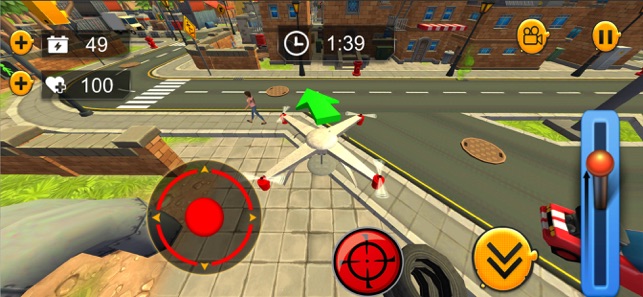 Pizza Delivery Drone Simulator(圖2)-速報App