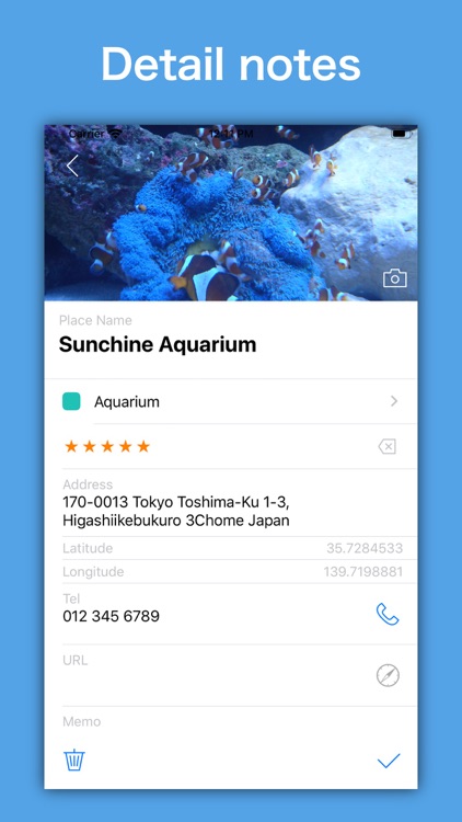 SpotNote - Location bookmark