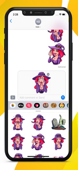 Witch Morgana Stickers(圖3)-速報App